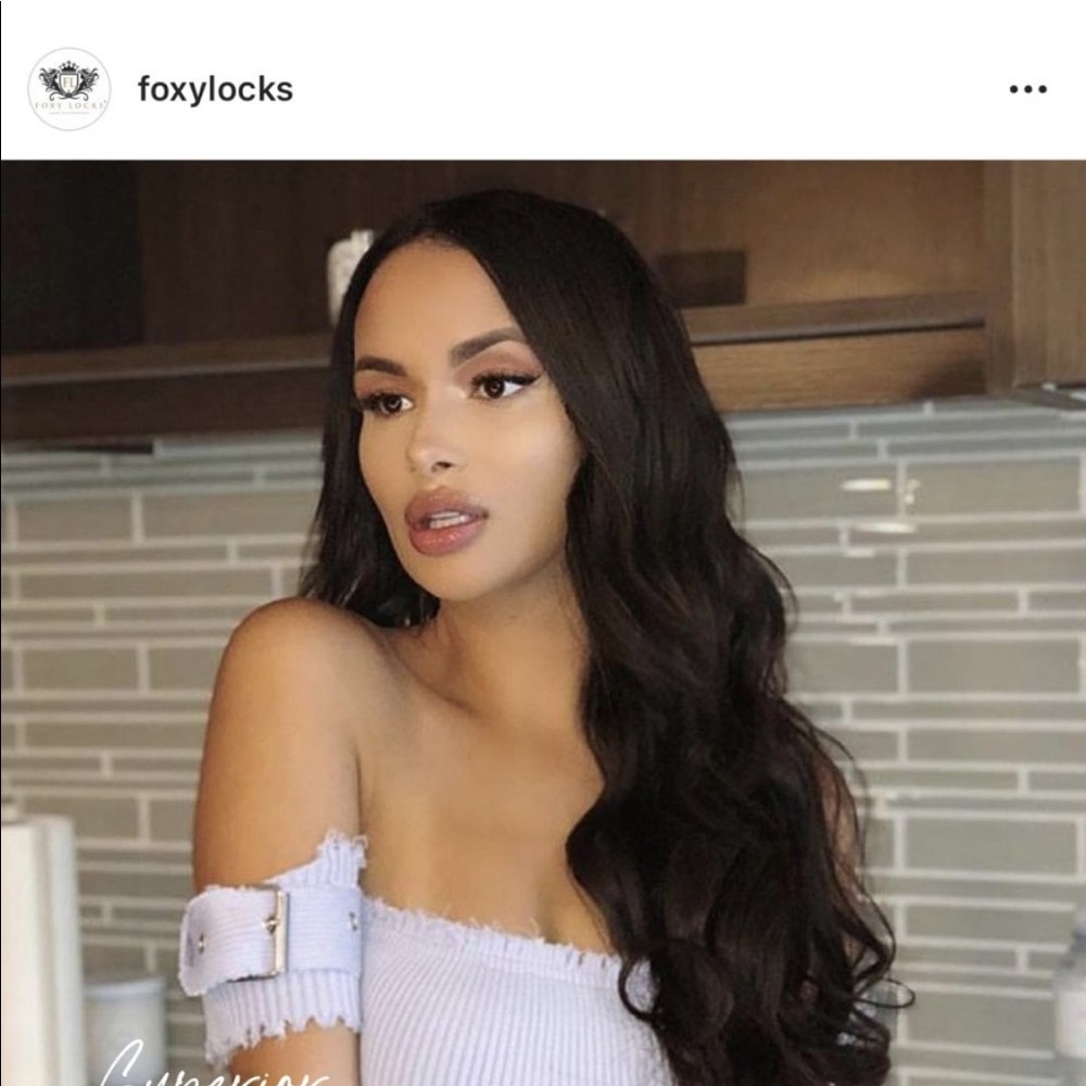 Foxy Locks Deluxe Brown Black Extensions